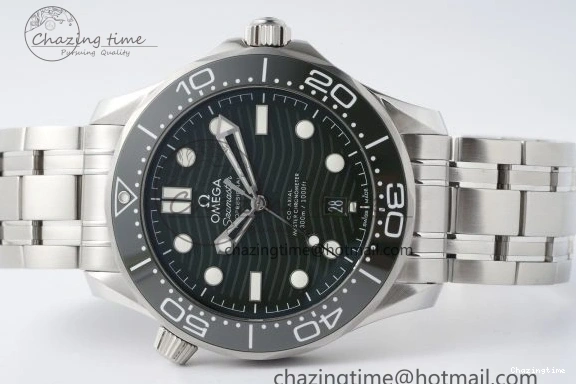 0110 Seamaster Diver 300M VSF 1:1 Best Edition Green Ceramic Green Dial on SS Bracelet A8800 V Popular 7824